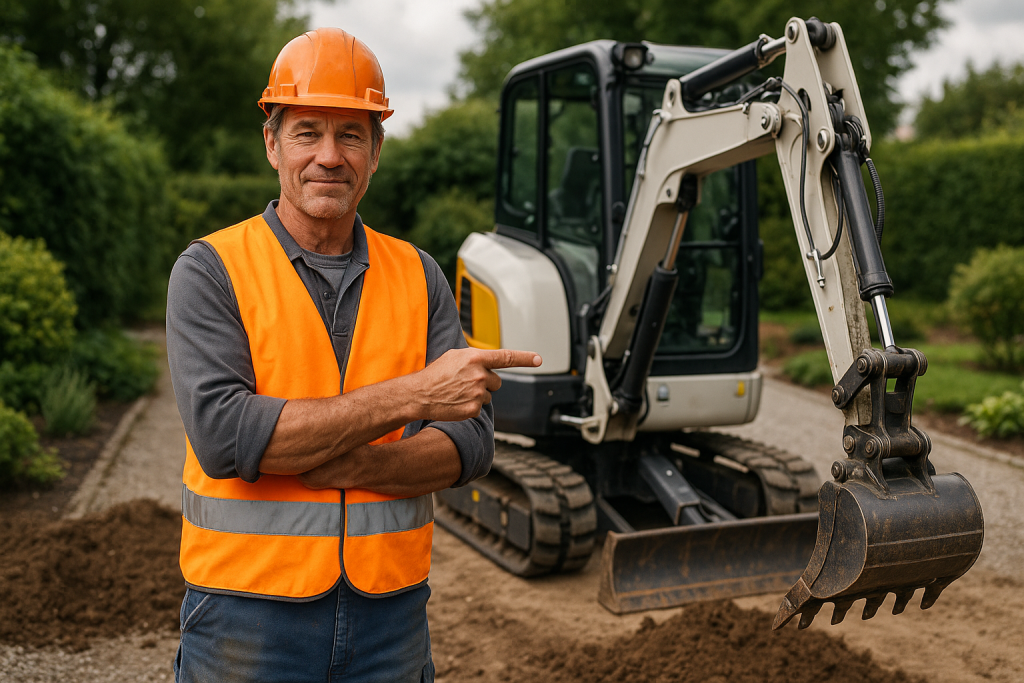Minibagger Mieten – Vermeide diese Fehler